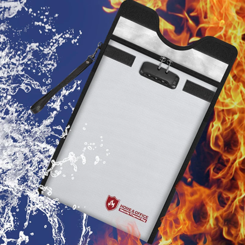 Travel Backpack Anti Theft - Wasserdichte, feuerfeste, diebstahlsichere Dokumententasche mit Codeschloss-Aufbewahrung