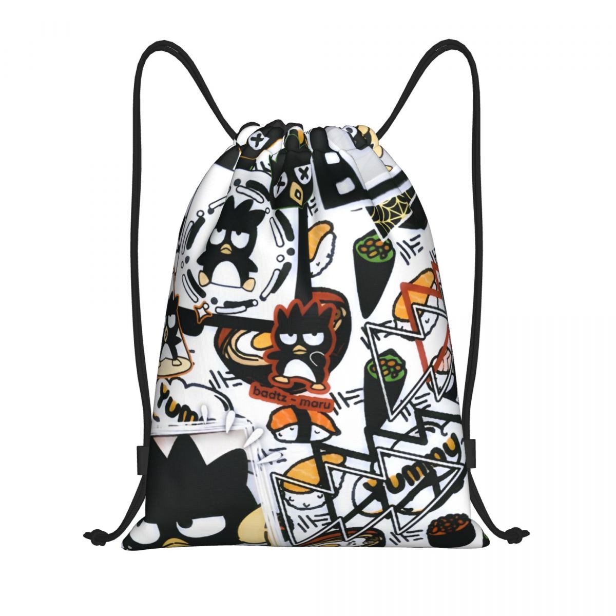 Drawstring Gym Bag - Niedlicher Cartoon-Pinguin Bad Badtzs Marus Kordelzugbeutel
