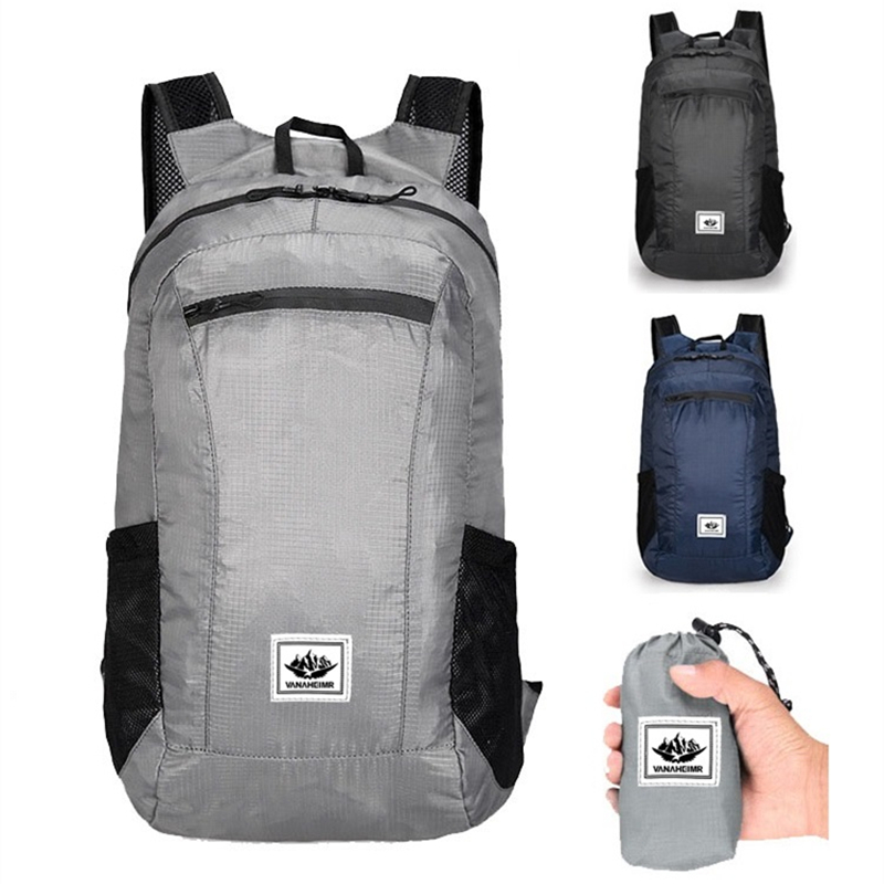 Foldable Backpack Small - Outdoor-Wandertasche, 20 l, leicht, tragbar, faltbar,
