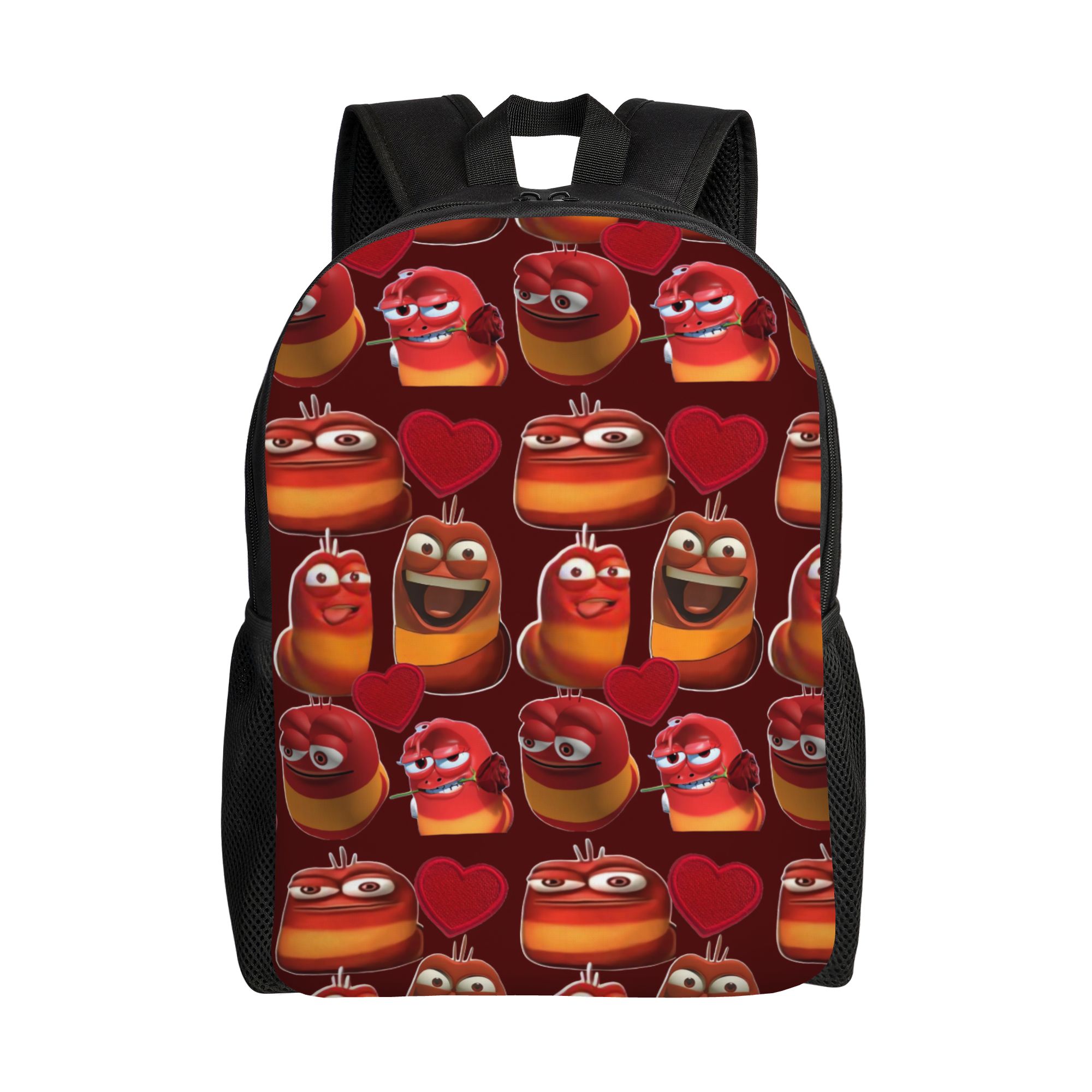 School Backpack Teen - Larva Yellow Larva Red Rucksack Sportrucksäcke