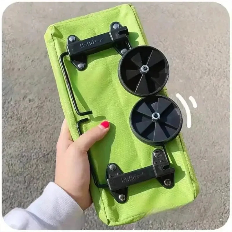 Foldable Backpack Small - Faltbarer Tragbarer Einkaufswagen mit Rädern Leichter