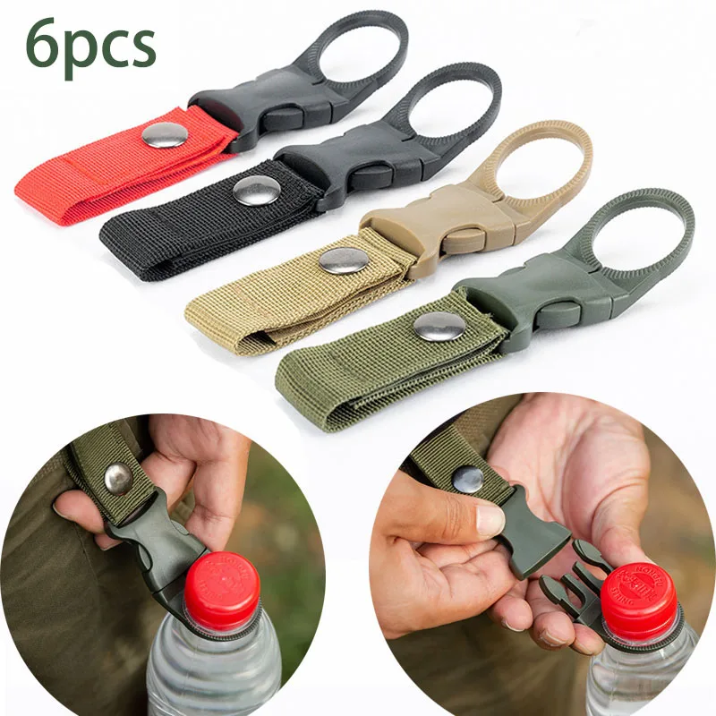 Rucksack Military Style - 6 stücke Camping Gurtband Schnalle Haken
