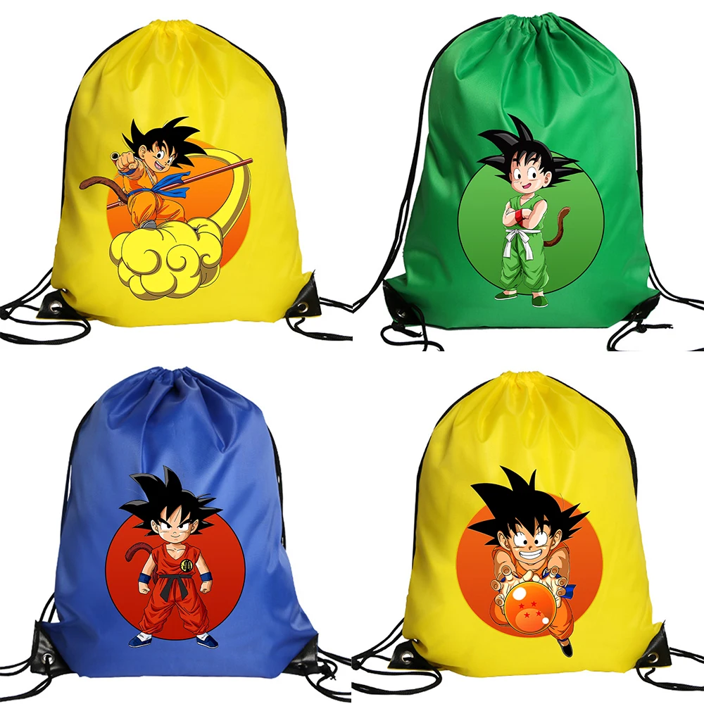 Drawstring Gym Bag - Dragon Ball Polyester Kordelzugbeutel Son Goku