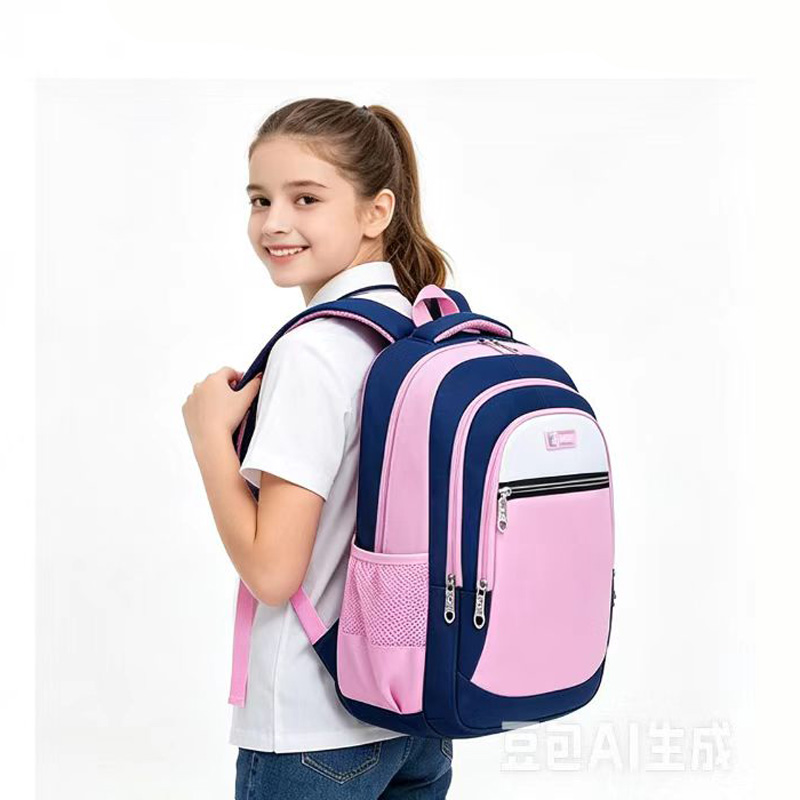 Canvas Backpack Casual - Kinder Mädchen Rucksack Schultasche Doppelter Schultergurt