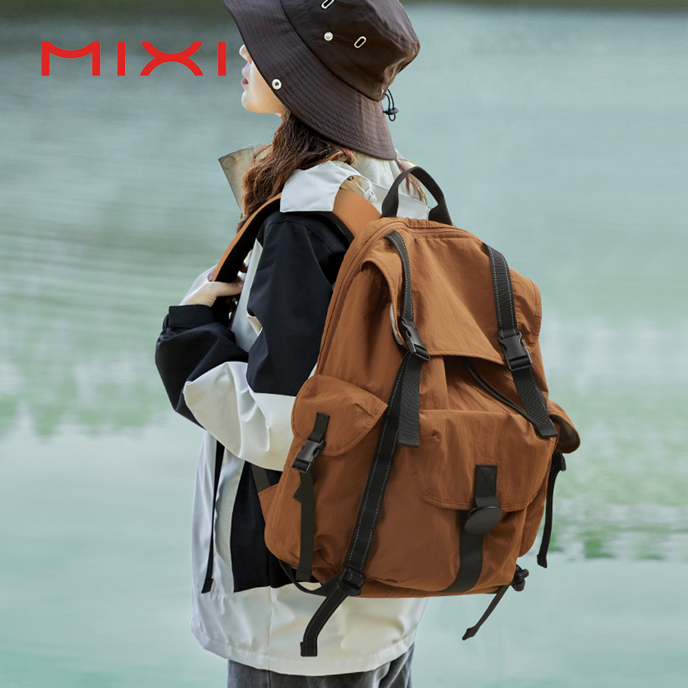 Hiking Backpack Waterproof - Mixi Reiserucksack, 18-Zoll-Handgepäck-Laptop-Rucksack, Flugzulassung, passend für
