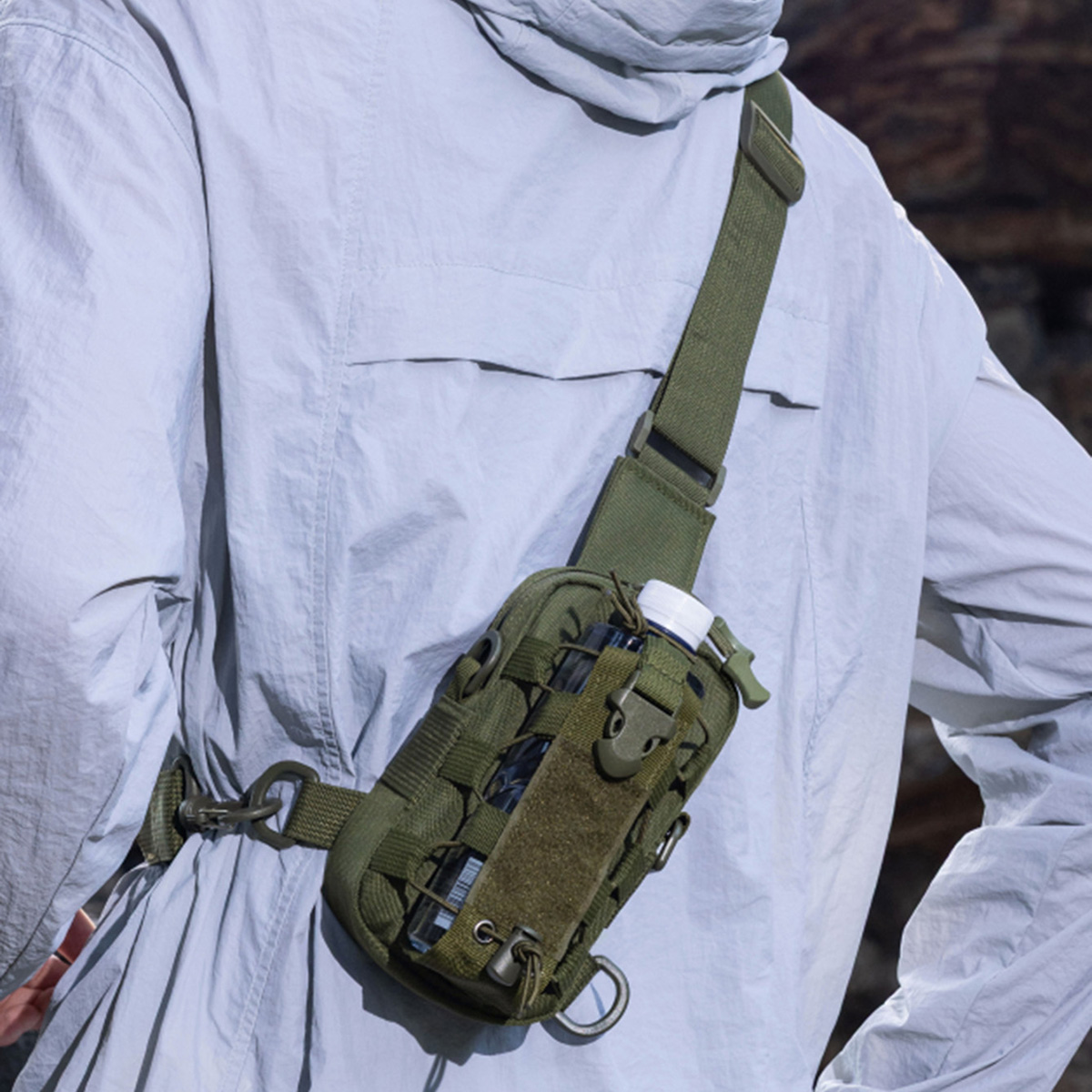 Hydration Pack Outdoor - Wasserflaschentasche, Cross-Body-Wasserflaschentasche, multifunktionale Becherschutzhülle, Wasserbecherhülle, Fahrradtasche,