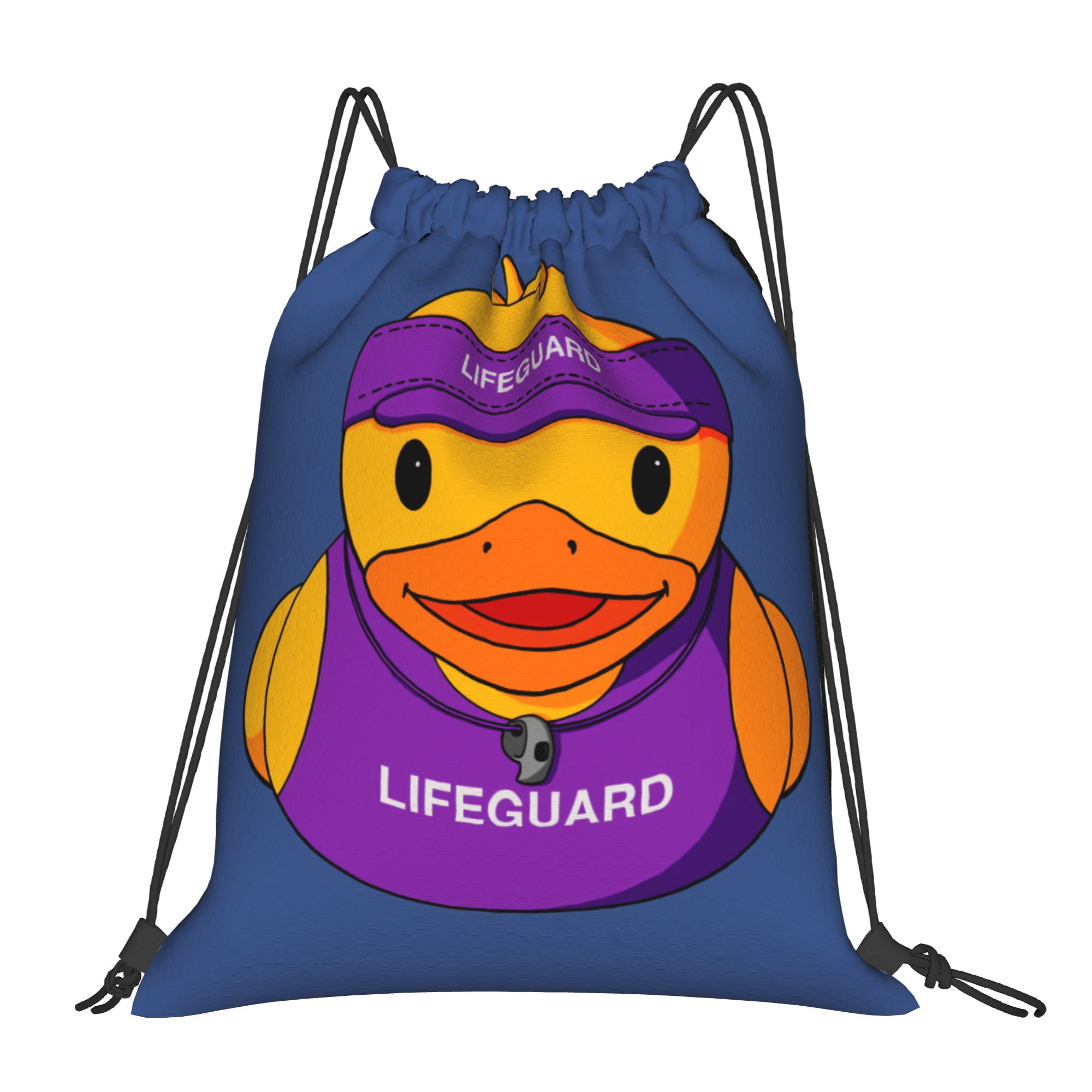 Drawstring Gym Bag - Maßgefertigter Rettungsschwimmer-Gummibadeenten-Beutel mit Kordelzug für Damen
