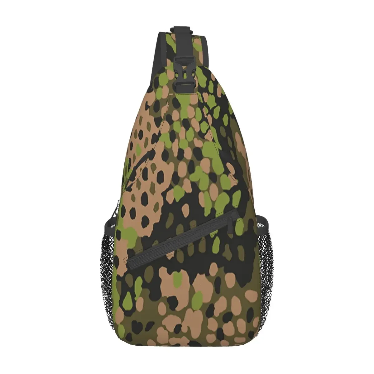 Sling Backpack Shoulder - WW2 SS Erbsentarn Camouflage Umhängetasche, kleine