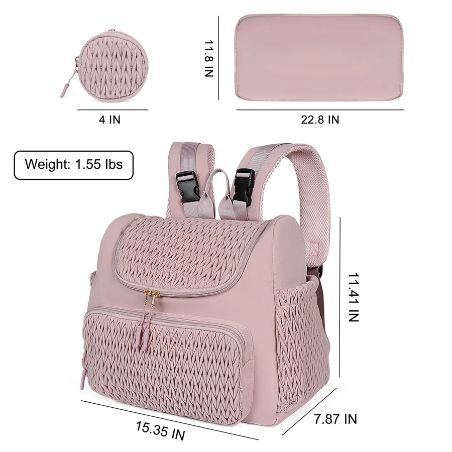 Große Wickeltasche mit Strickm – Backpack Diaper Bag Bewertung und Preis