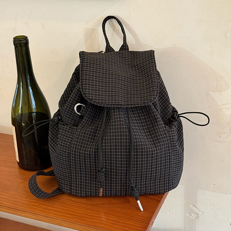 Karierter, leichter Laptop-Ruc – Canvas Backpack Casual Bewertung und Preis