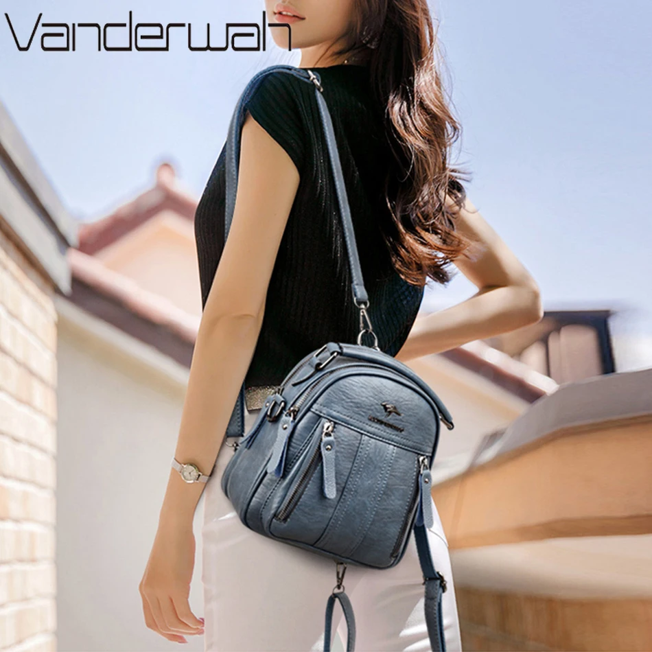 4-in-1-Lederrucksäcke, multifu – Mini Backpack Purse Bewertung und Preis