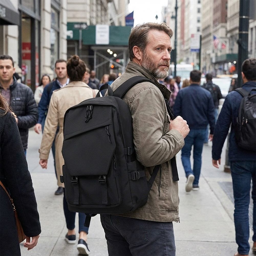 Moderner Business-Herrenrucksa – Canvas Backpack Casual Bewertung und Preis