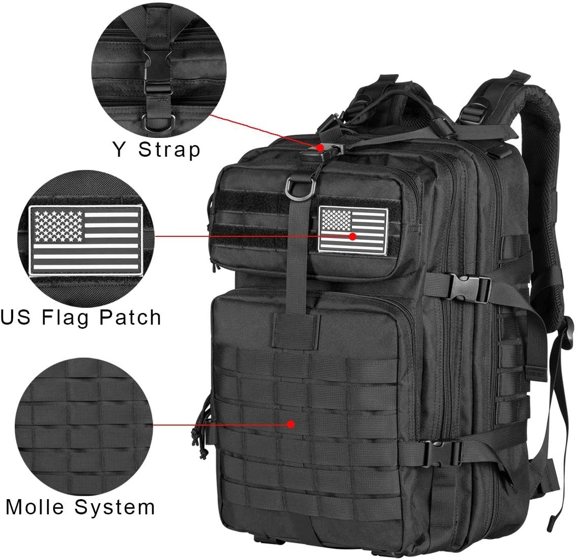 AA 60L Armee-Militär-Taktik-Ru – Urban Backpack Tactical Bewertung und Preis