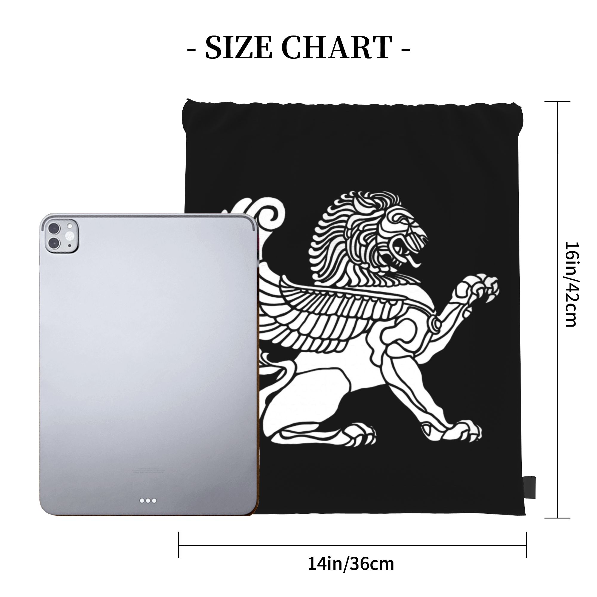 Persischer Löwe, iranischer Ir – Drawstring Gym Bag Bewertung und Preis
