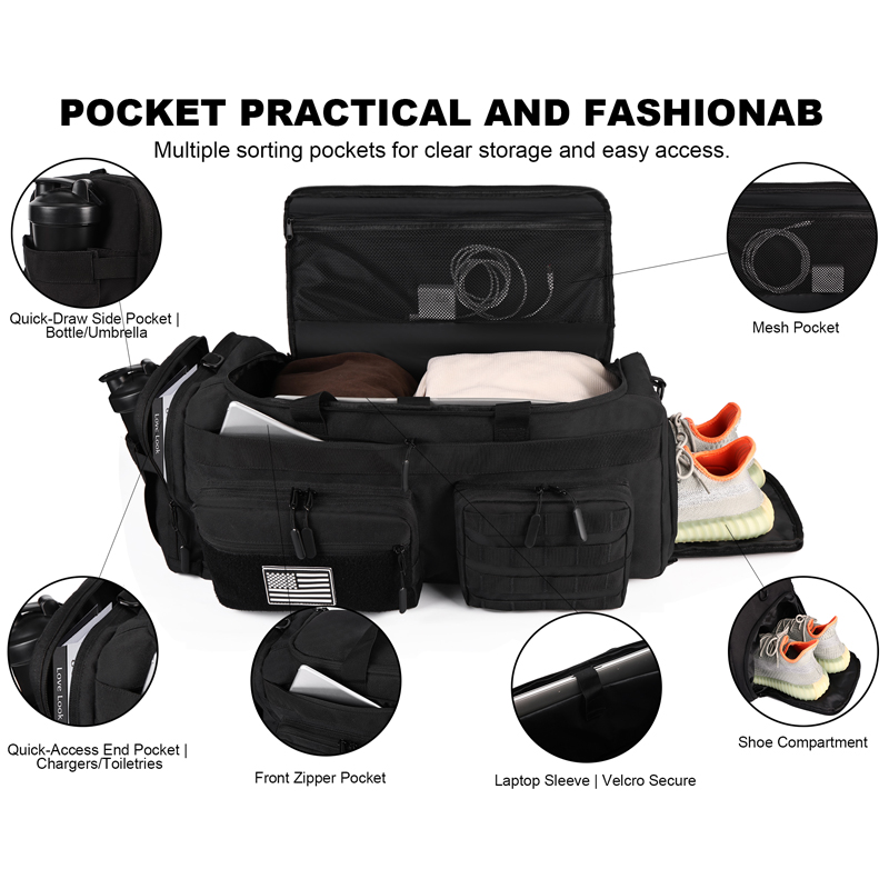 LHI 50L 3-in-1 Reise-Reisetasc – Urban Backpack Tactical Bewertung und Preis