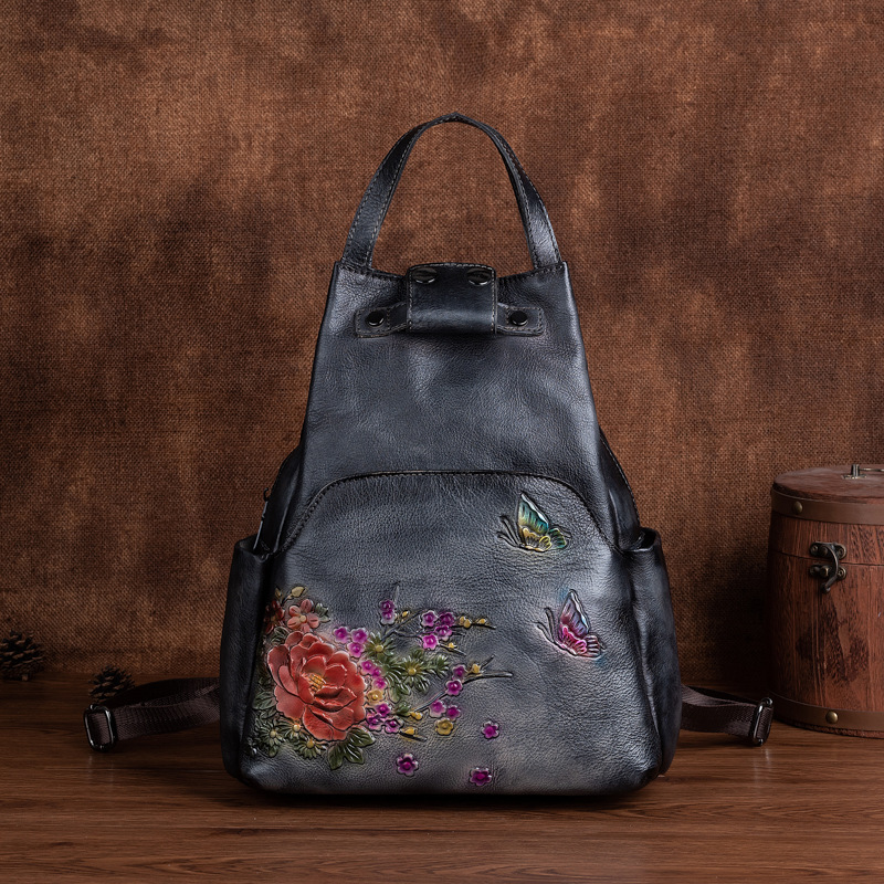 Johnature Echtleder-Schulterta – Leather Backpack Vintage Bewertung und Preis