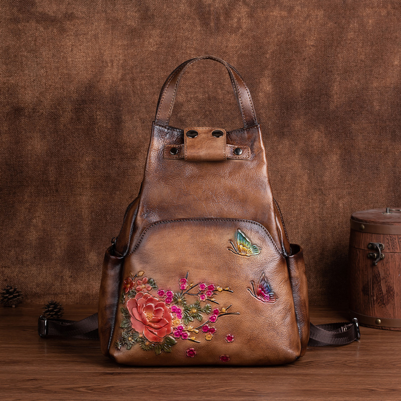 Johnature Echtleder-Schulterta – Leather Backpack Vintage Bewertung und Preis