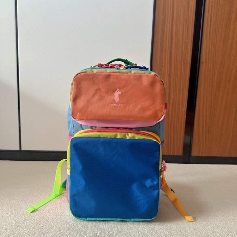 Dopamine Color Block Rucksack, – Canvas Backpack Casual Bewertung und Preis