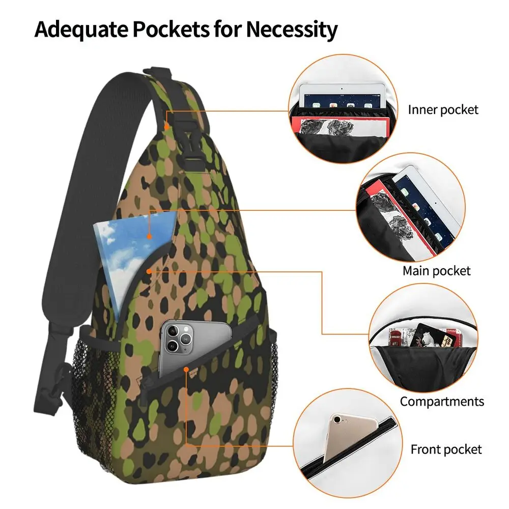 WW2 SS Erbsentarn Camouflage U – Sling Backpack Shoulder Bewertung und Preis