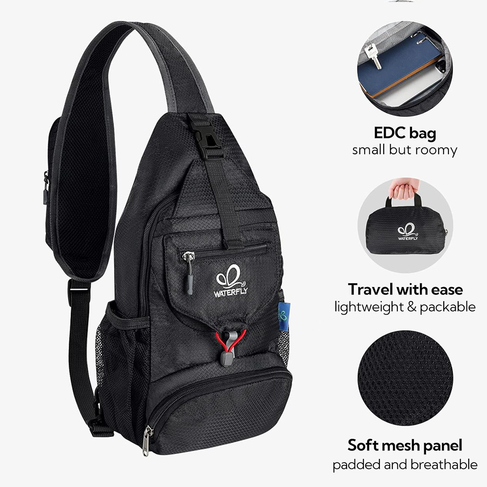 WATERFLY Brusttasche Schultert – Sling Backpack Shoulder Bewertung und Preis