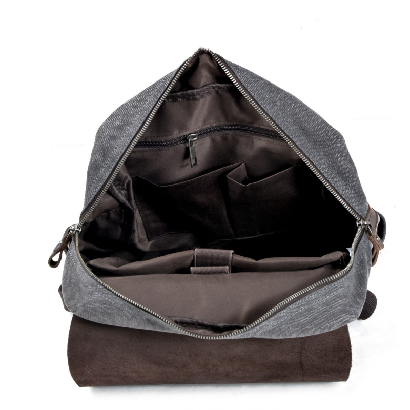 Retro-Herrenrucksack, doppelte – Canvas Backpack Casual Bewertung und Preis