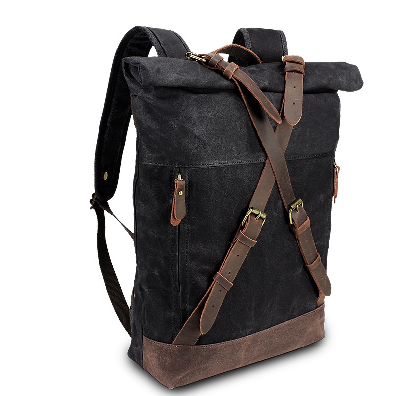 Retro Leinwand Leder Rucksäcke – Leather Backpack Vintage Bewertung und Preis